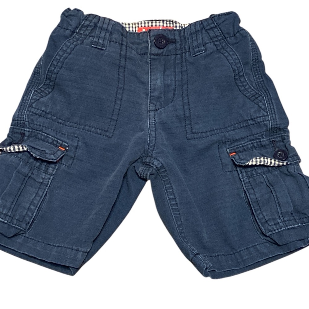 Levi's Blue Cargo Shorts with Elastic Waistband